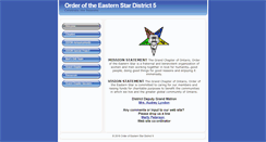Desktop Screenshot of oesdistrict5.org